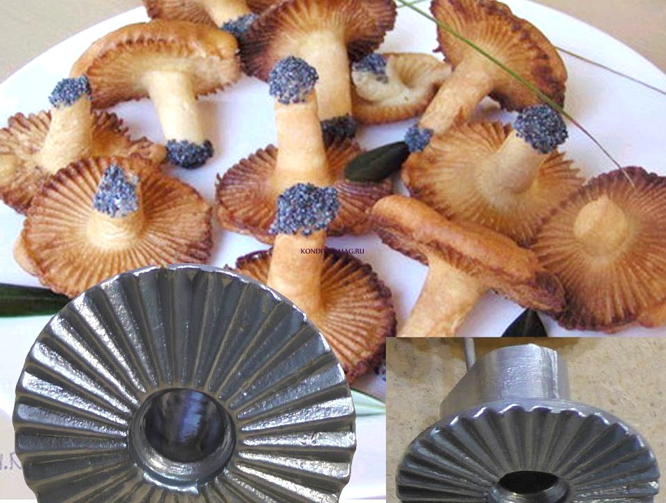 форма для выпечки гриб