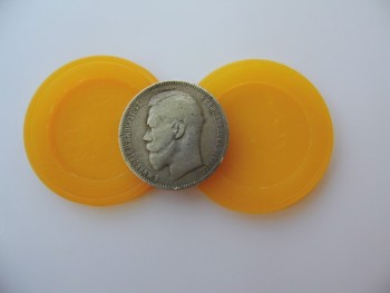 Молд Монета 1 Рубль Николая II