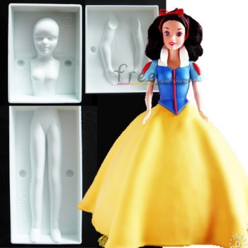 Кукла пластиковый 3D молд для реалистичных тортов из мастики