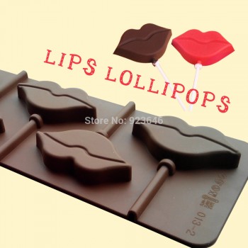 Силиконовая форма Lollipop Губы