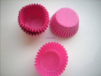 Капсулы для конфет розовые