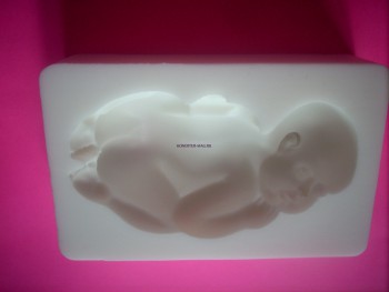 Младенец спящий молд 3D большой