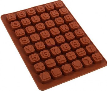 Форма для шоколада Буквы, цифры