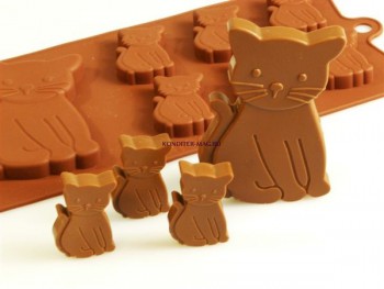 Форма для шоколада Котики