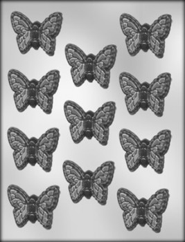 Бабочки пластиковая форма для шоколада