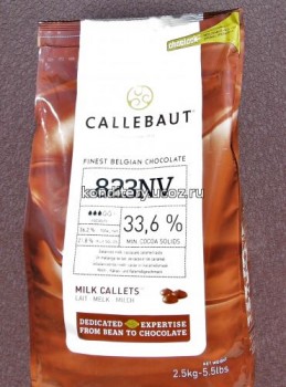 Шоколад молочный Callebaut, Бельгия,2.5кг