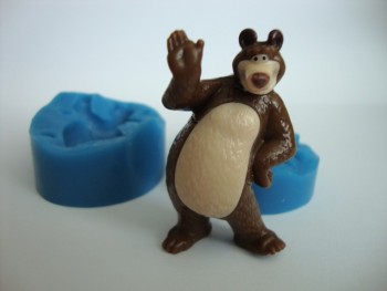 Медведь малый 3D силиконовый молд